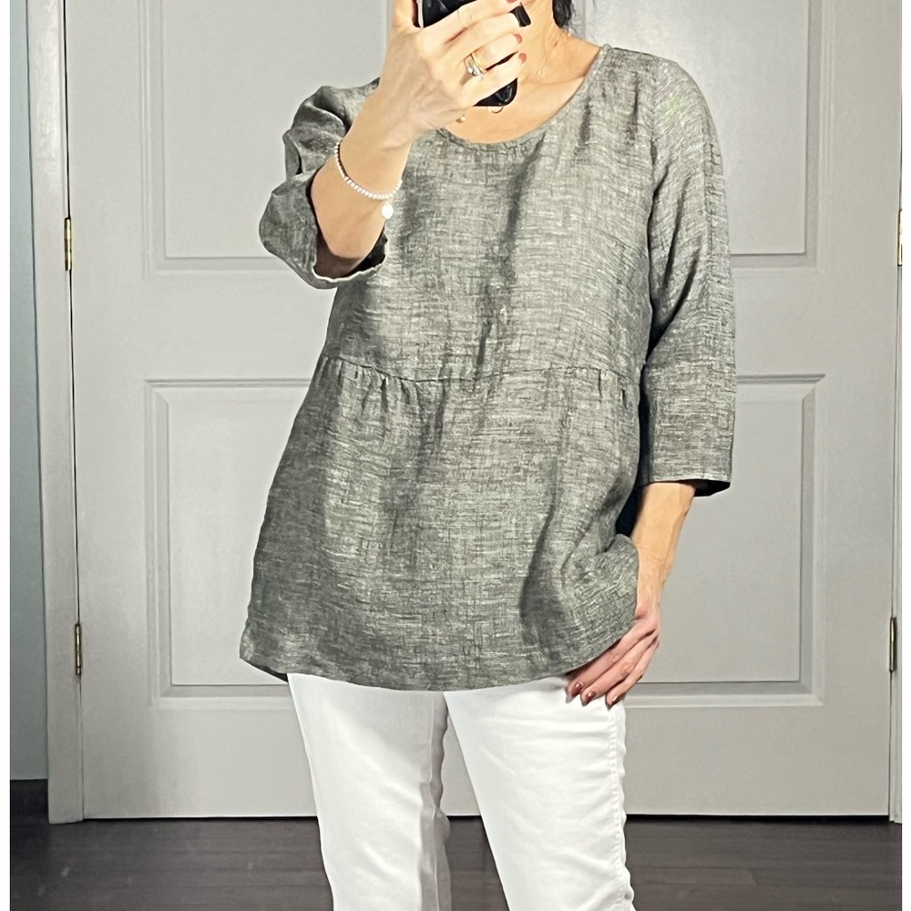 J Jill linen top blouse size XSP